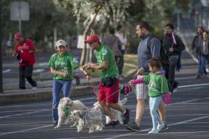 La carrera se organiz&oacute; en beneficio de fundaciones que protegen a los animales. Foto: Fernando Sandoval / EL TEL&Eacute;GRAFO