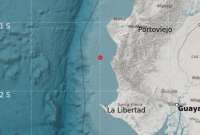 Reportan sismo en Puerto López, Manabí
