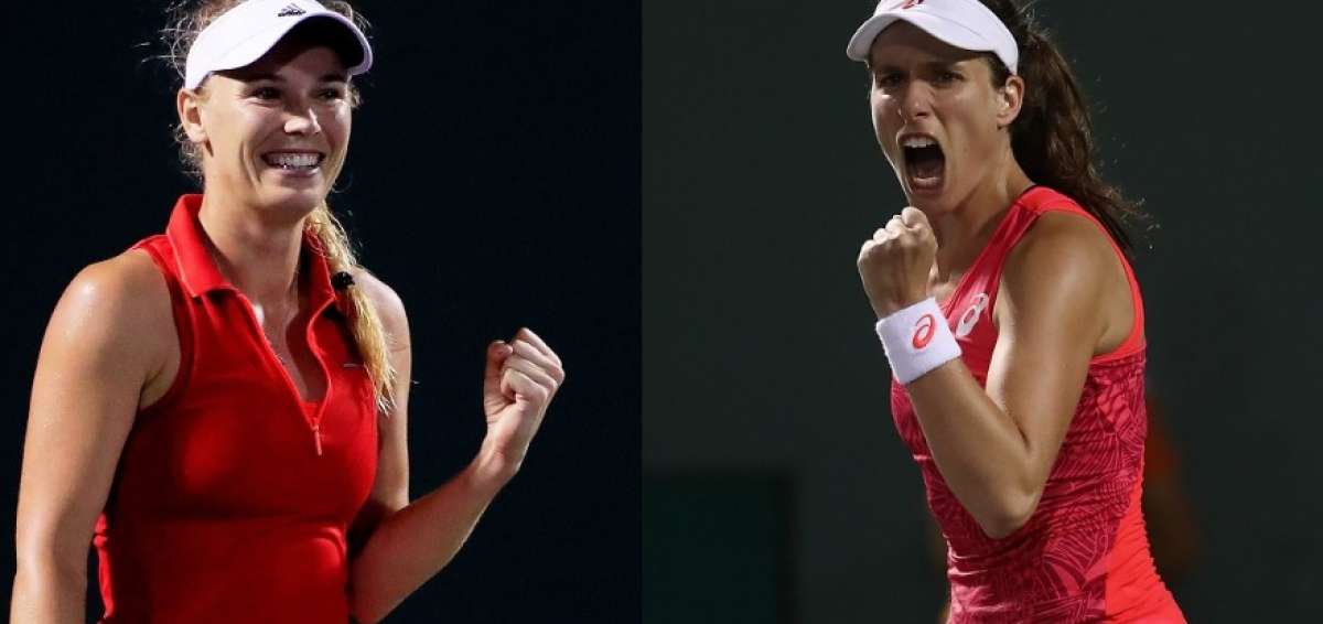 Wozniacki vs. Konta en final in&eacute;dita femenina de Miami