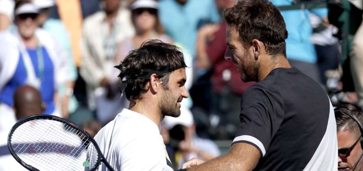Del Potro y Federer podr&aacute;n reencontrarse en hipot&eacute;tica final en Miami