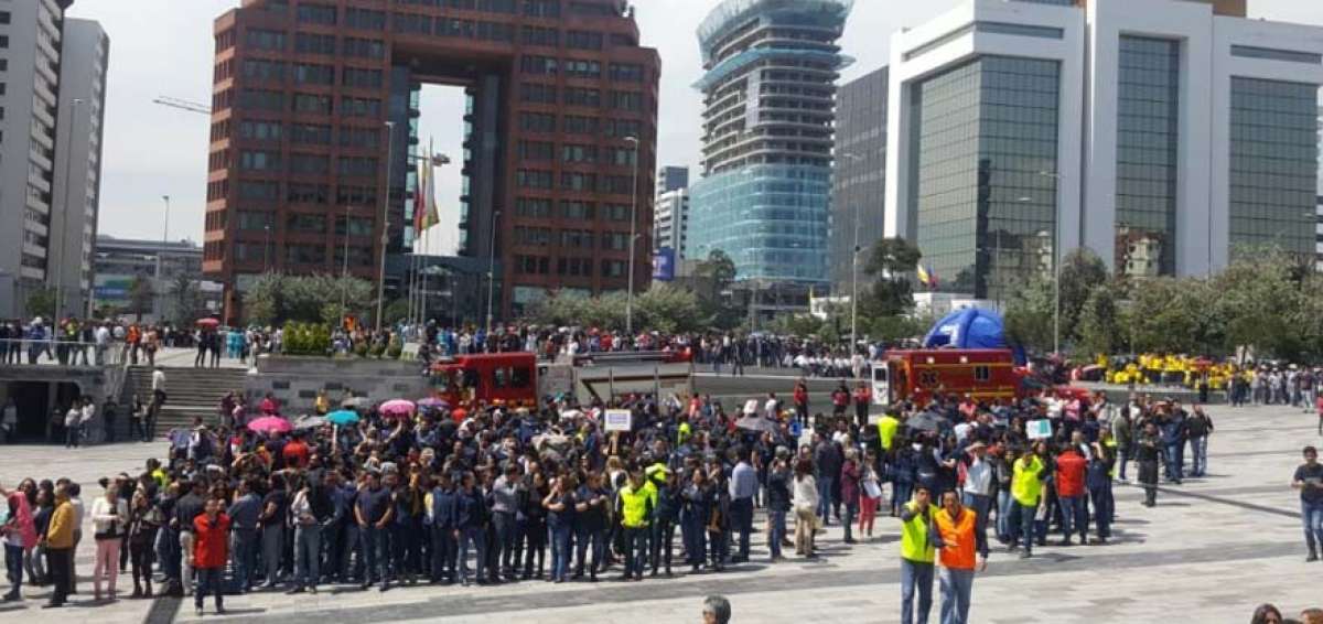 Megasimulacro de evacuaci&oacute;n dur&oacute; una hora en Quito
