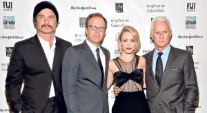 Liev Schreiber, Thomas McCarthy, Rachel McAdams y John Slattery asiste a la ceremonia de premios Gotham de cine independiente. Foto: Internet