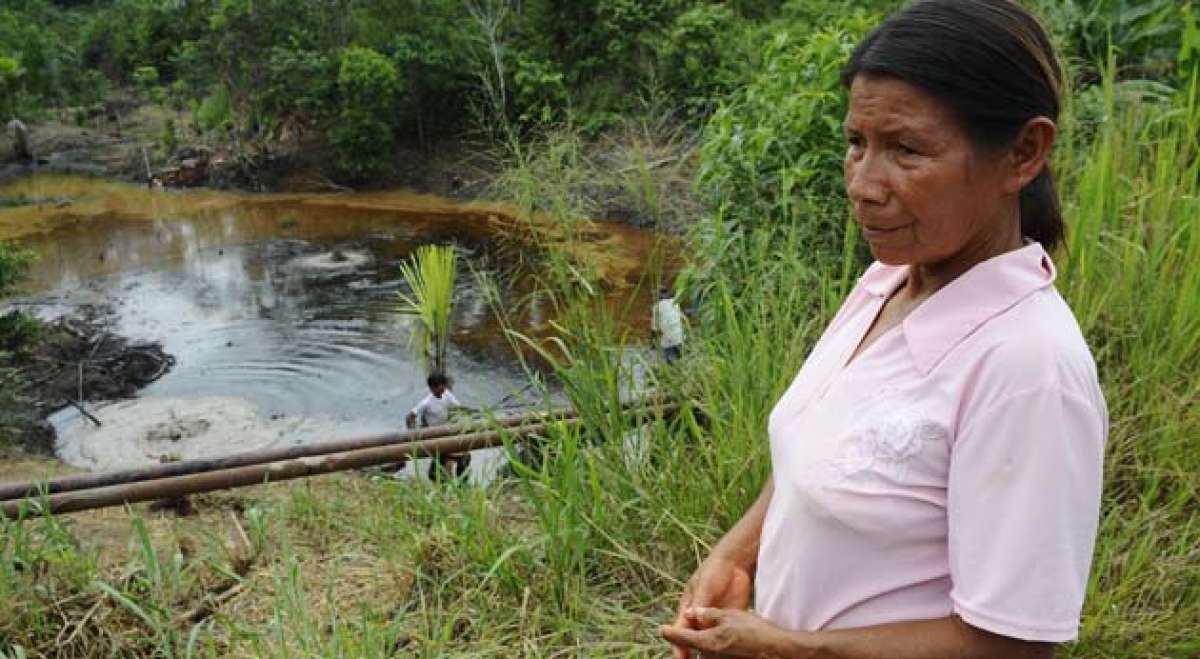 En el norte de la Amazon&iacute;a ecuatoriana, contin&uacute;an hasta ahora las evidencias de la contaminaci&oacute;n ambiental dejada por Texaco-Chevron. Foto: Archivo / El Tel&eacute;grafo