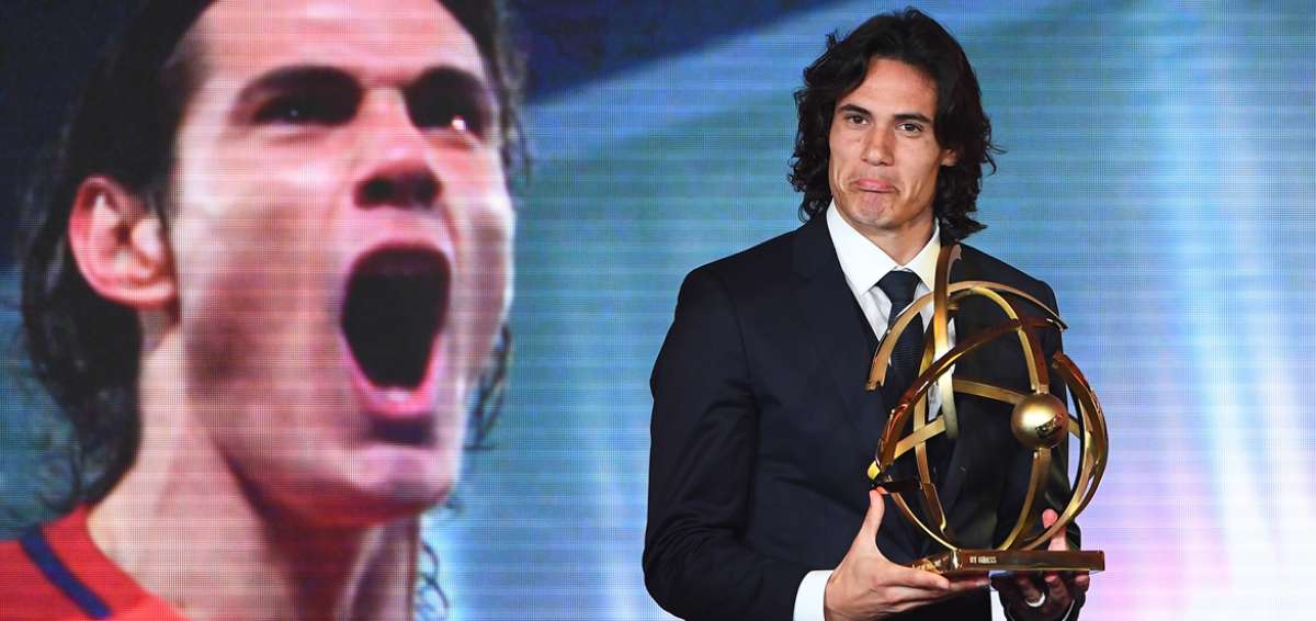 Edinson Cavani es elegido mejor jugador del campeonato franc&eacute;s
