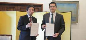 El ministro Richard Martinez suscribi&oacute; cr&eacute;dito de $ 70 millones con la Agencia de Cooperaci&oacute;n Internacional de Jap&oacute;n