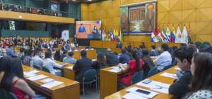 Masiva fue la concurrencia al evento sobre la libertad de expresi&oacute;n que se desarroll&oacute; ayer en la Universidad Andina Sim&oacute;n Bol&iacute;var, en Quito.