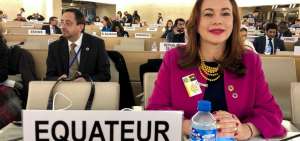La canciller Mar&iacute;a Fernanda Espinosa, particip&oacute; el 26 de febrero en la apertura de la 37 sesi&oacute;n ordinaria del Consejo de Derechos Humanos de las Naciones Unidas en Ginebra (Suiza)