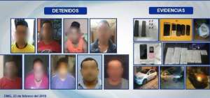 Marino y polic&iacute;a, detenidos en operativo