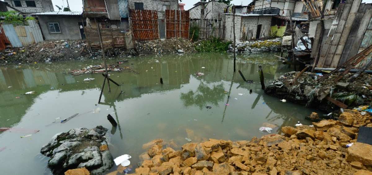 En tramos del Estero Salado (Guayaquil), donde antes hab&iacute;a manglares, ciertos habitantes rellenaron &aacute;reas de forma ilegal para construir casas.