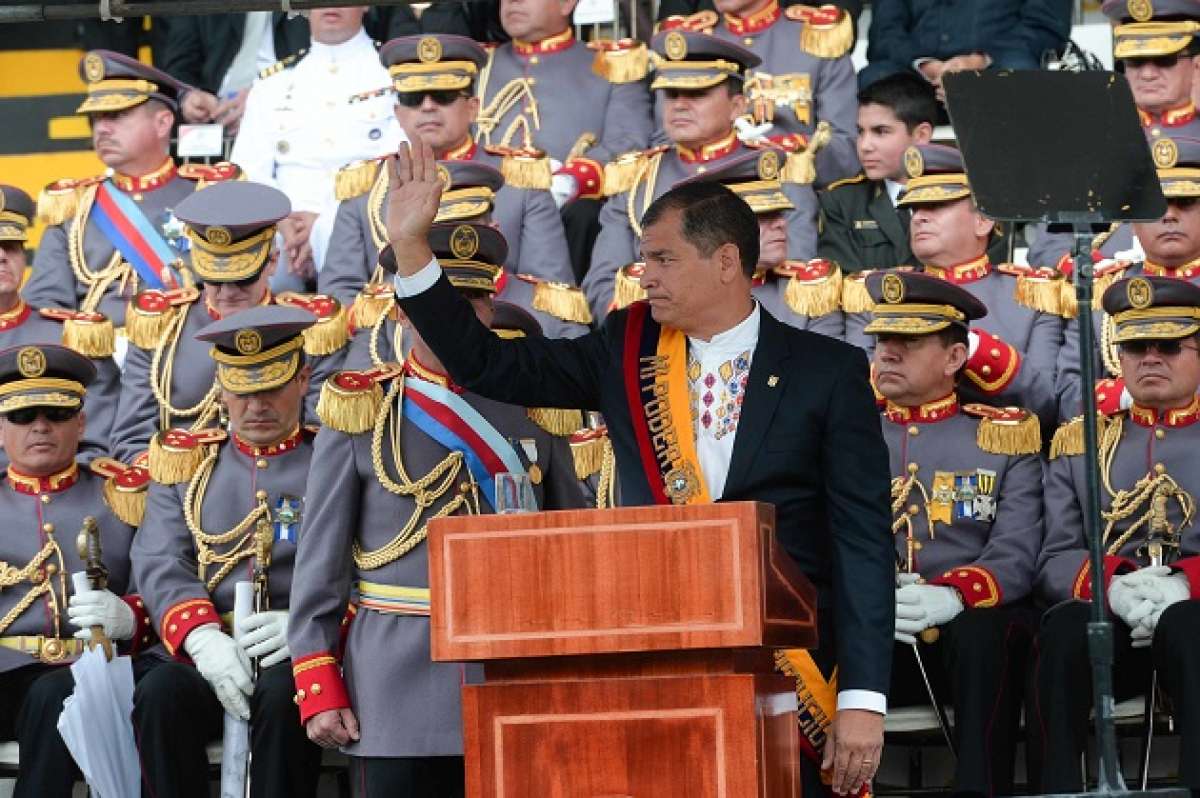 El Presidente Correa dijo que la batalla ahora est&aacute; en otro campo: la ciencia, la tecnolog&iacute;a y la preparaci&oacute;n constante. Foto: Santiago Aguirre / EL TEL&Eacute;GRAFO
