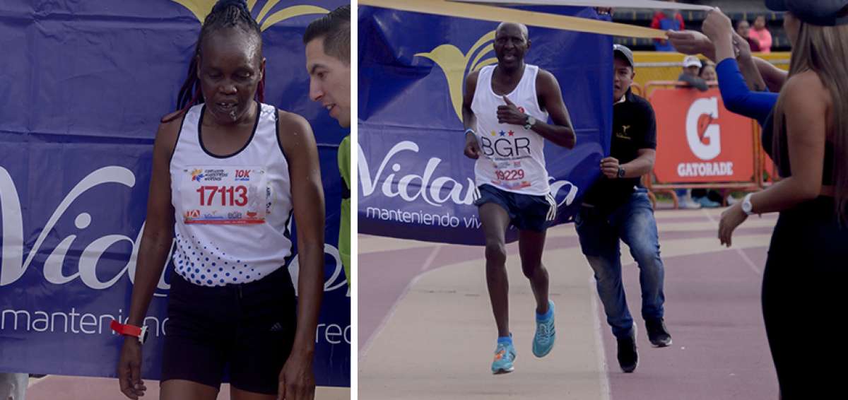 Julius Kinert y Margaret Caroitis se subieron a lo m&aacute;s alto del podio en la competencia capitalina. 19.600 deportistas fueron parte de la carrera de 10 kil&oacute;metros.