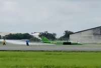 Aeropuerto de Guayaquil está cerrado tras incidente de aeronave.