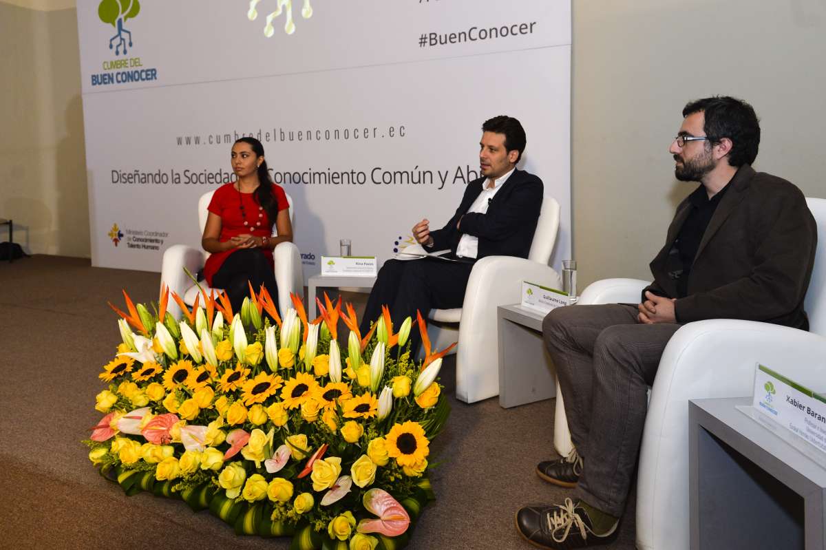 Guillaume Long, ministro Coordinador de Talento Humano, fue el encargado de dar la bienvenida y de inaugurar el evento.