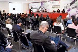 Durante el 22 y 23 de octubre se desarroll&oacute; la cita en M&eacute;xico. Los asistentes se involucraron en varias discusiones como la regulaci&oacute;n a los medios p&uacute;blicos. Foto: Secretar&iacute;a de M&eacute;xico 