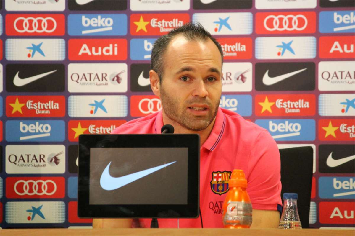 Iniesta: &ldquo;Es una batalla futbol&iacute;stica&rdquo;