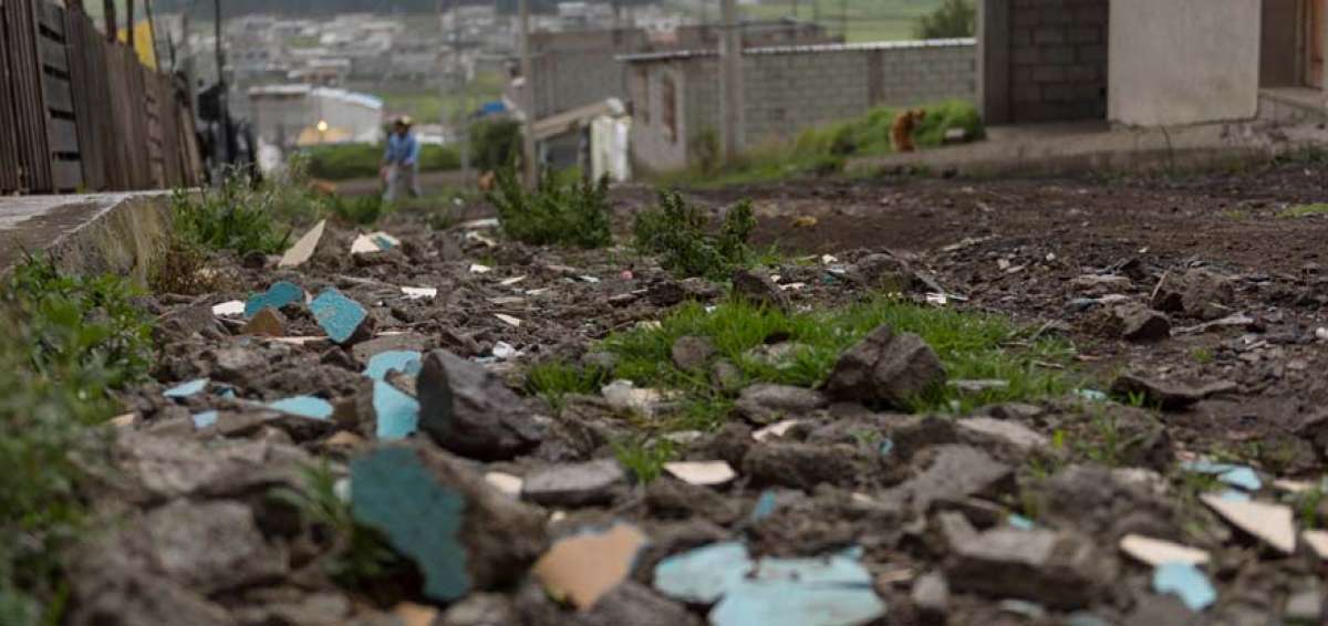 La falta de v&iacute;as en buen estado es una de las carencias de Pampa 1, zona en proceso de regularizaci&oacute;n. 