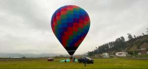 Vuelos en globos aerost&aacute;ticos, una iniciativa tur&iacute;stica que se fomenta en Imbabura
