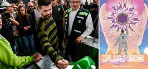 El artista colombiano lanz&oacute; su disco en Medell&iacute;n, en donde us&oacute; el servicio de Metro Cable, evento que llam&oacute; la atenci&oacute;n a sus seguidores.