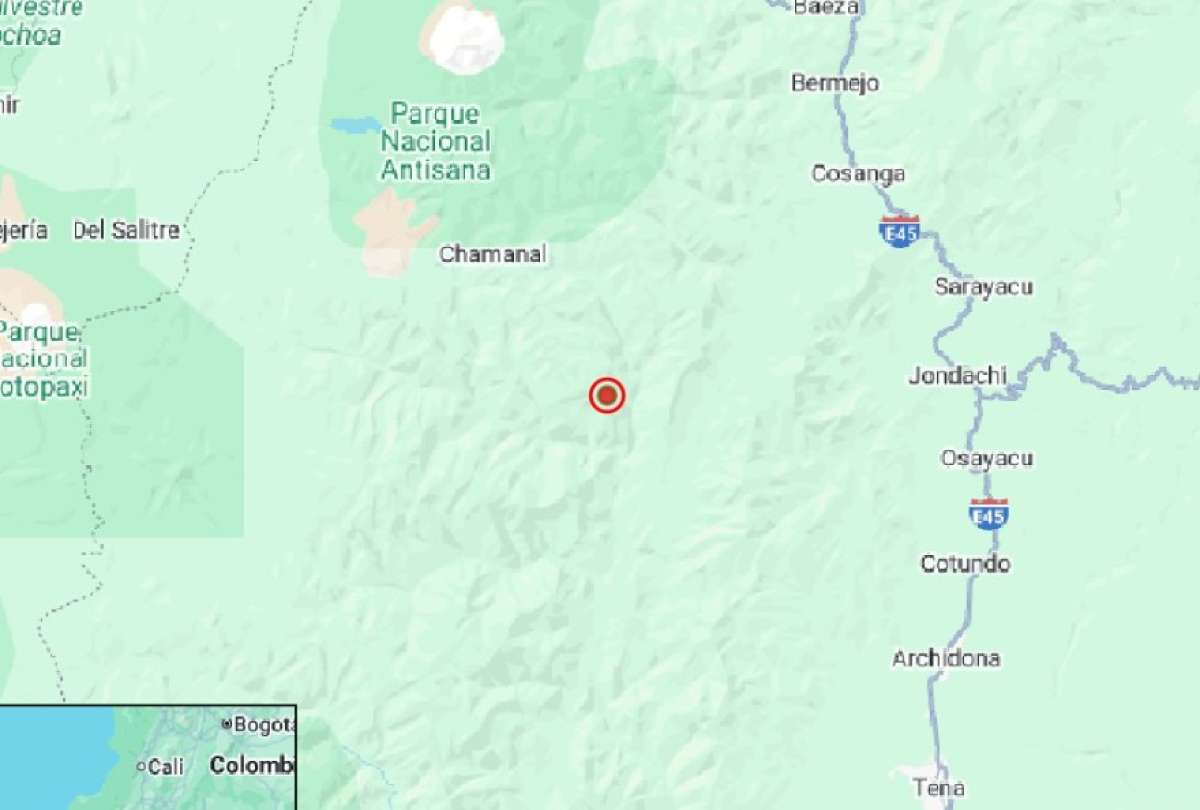 Sismo de 5,2 grados se registr&oacute; a 38,6 kil&oacute;metros de Tena. 