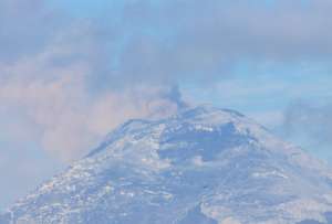 Podría generar caída de ceniza en las cercanías del volcán