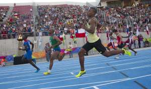 &Aacute;lex Qui&ntilde;&oacute;nez, finalista en las Olimpiadas de Londres 2012 y poseedor del r&eacute;cord sudamericano en 200 metros, qued&oacute; fuera de los JJ.PP. Foto: Archivo