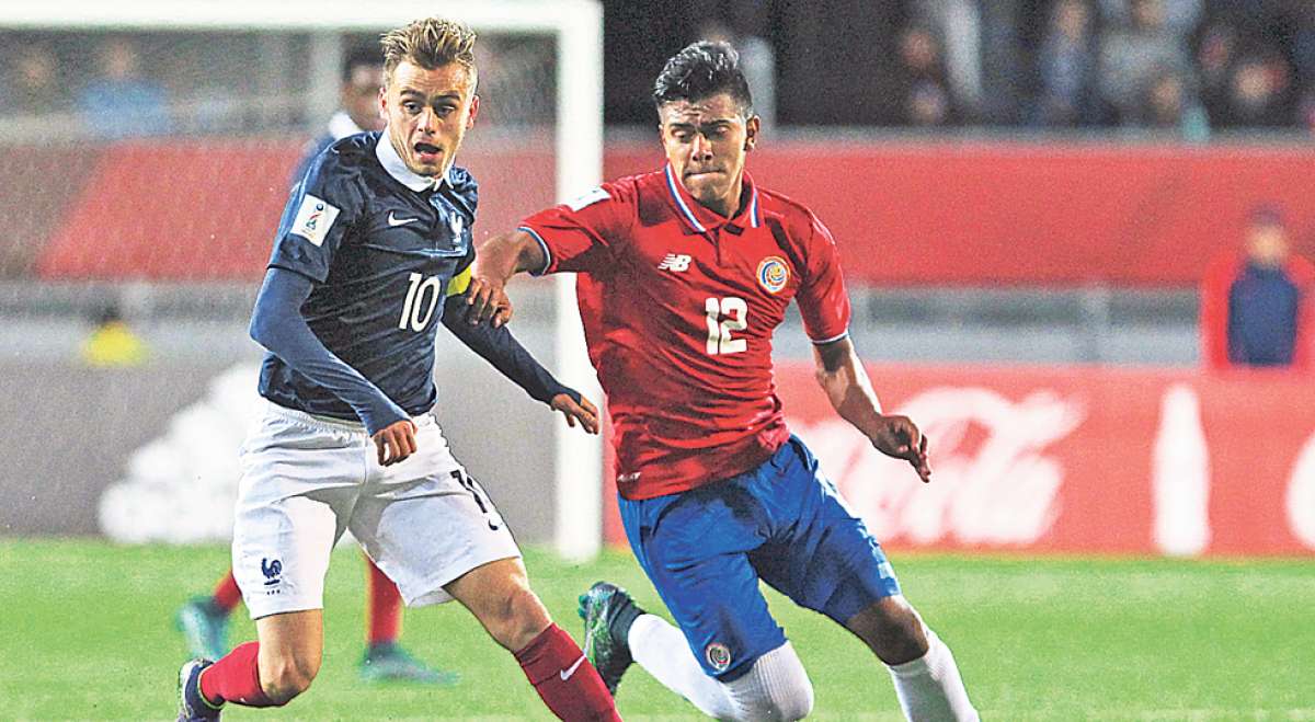 La selecci&oacute;n de Costa Rica elimin&oacute; en los octavos de final a su similar de Francia; los europeos llegaron a este certamen como favoritos para ganar el t&iacute;tulo. Foto: AFP