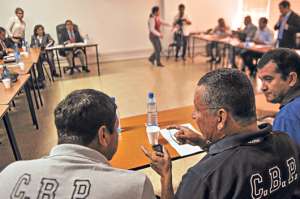 El Comit&eacute; de Operaciones de Emergencia de Manab&iacute; planific&oacute; el pasado mi&eacute;rcoles, en Portoviejo, los diversos simulacros que se ejecutar&aacute;n en la provincia. Foto: Rodolfo P&aacute;rraga.