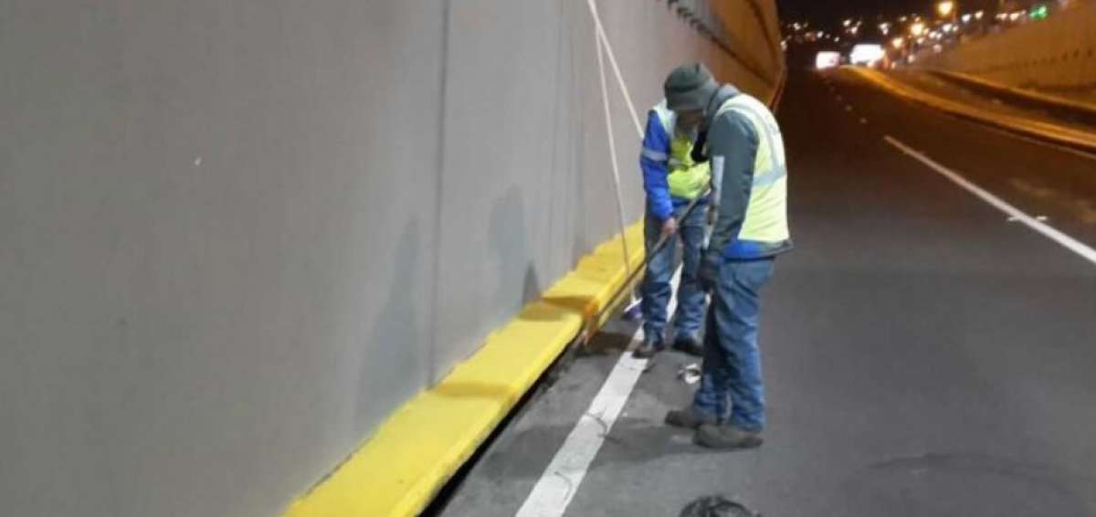 Trabajos de mantenimiento en la v&iacute;a.