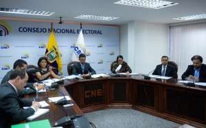 El Pleno del CNE indic&oacute; que desde ma&ntilde;ana, mi&eacute;rcoles 29, se notificar&aacute;n los resultados de los puntajes obtenidos por los postulantes. Foto: &Aacute;lvaro P&eacute;rez / EL TEL&Eacute;GRAFO