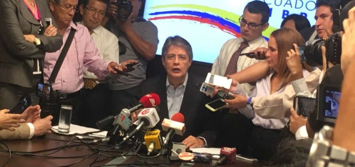 Guillermo Lasso opin&oacute; sobre la proforma presupuestaria del presidente Moreno