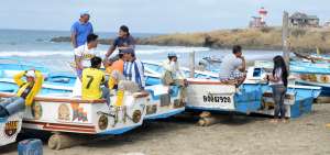 La comuna de Engabao, en Playas, mira con preocupaci&oacute;n el accionar de los delincuentes fluviales.