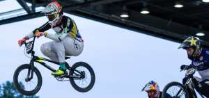 Alfredo Campo alcanz&oacute; el segundo lugar en el podio de la quinta ronda de la Copa del Mundo de Supercross
