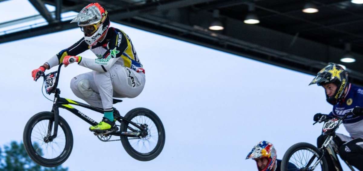 Alfredo Campo alcanz&oacute; el segundo lugar en el podio de la quinta ronda de la Copa del Mundo de Supercross