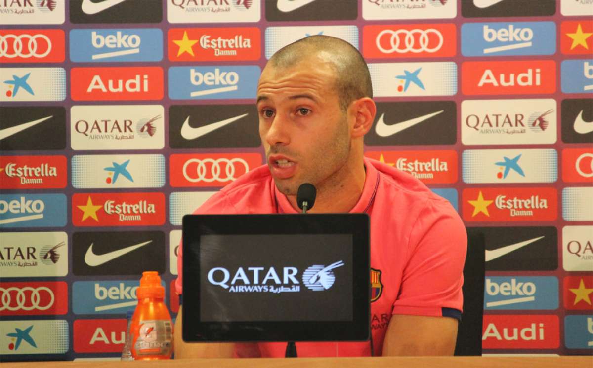 Mascherano destaca a su nuevo entrenador en la selecci&oacute;n Argentina. Foto: Adri&aacute; Soldevila / El Tel&eacute;grafo.