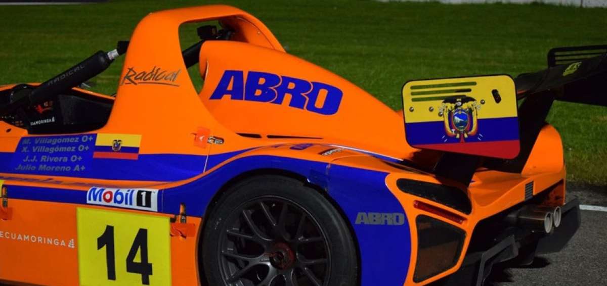 La escuder&iacute;a ecuatoriana Abro competir&aacute; en la edici&oacute;n 2018 de las Seis Horas de Colombia con dos autos en la categor&iacute;a prototipo Radical SR3.