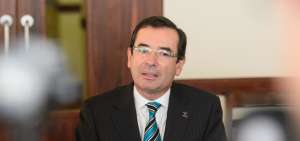 El ministro de Comercio Exterior, Juan Carlos Cassinelli, dio declaraciones en un hotel del norte de Quito.
