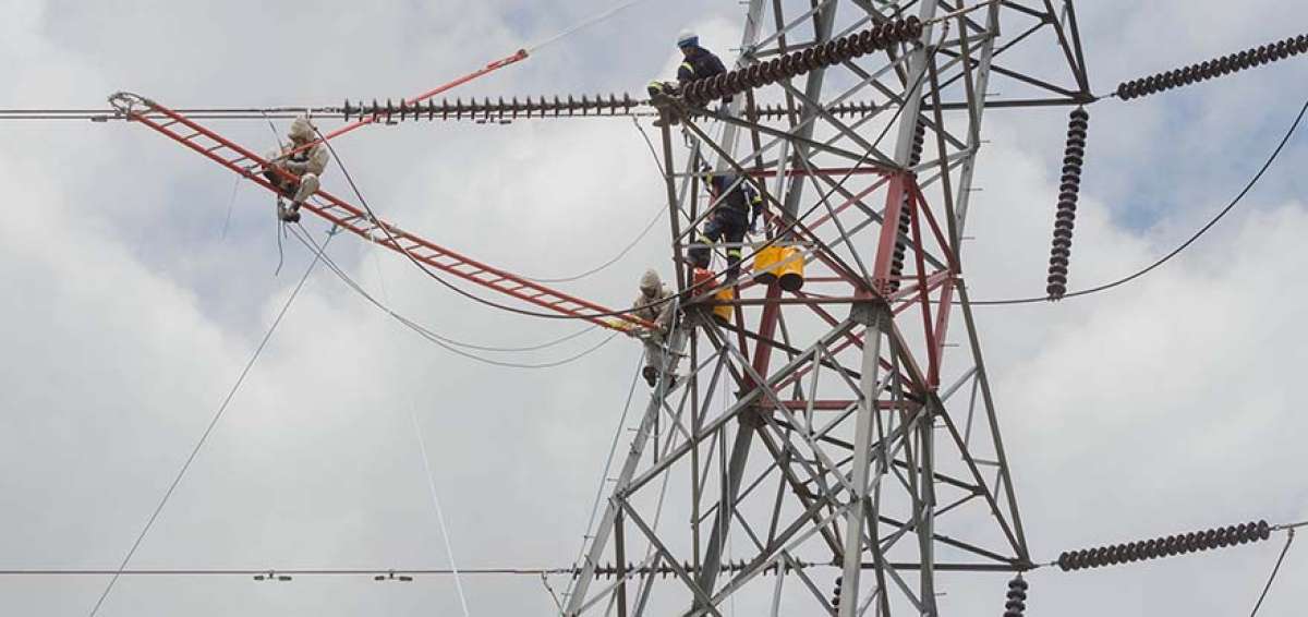 La torre 10 de la l&iacute;nea de transmisi&oacute;n Santa Rosa-Pomasqui recibi&oacute; un moderno mantenimiento por parte de ocho expertos de la empresa Celec.
