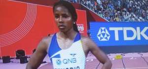 &Aacute;ngela Tenorio fue eliminada de los 100 m del Mundial de Atletismo