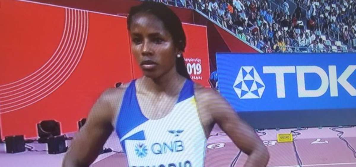 &Aacute;ngela Tenorio fue eliminada de los 100 m del Mundial de Atletismo