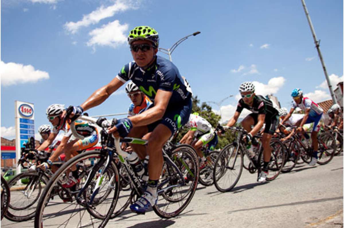 El carchense Byron Guam&aacute; se mantiene como el pedalista ecuatoriano con mejor proyecci&oacute;n internacional. Foto: cortes&iacute;a Movistar Team