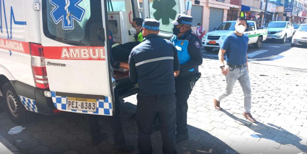 Ciclista en accidente de tránsito
