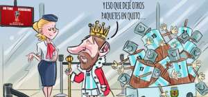 Messi y sus paquetes
