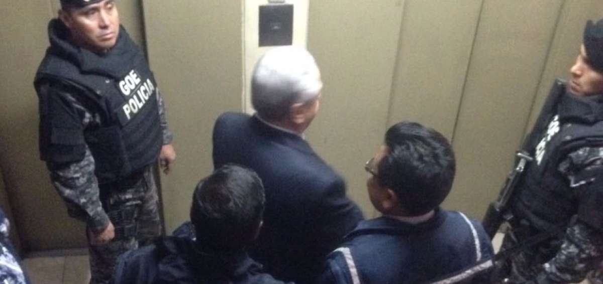 Luis Ch. ingres&oacute; a la Fiscal&iacute;a Distrital para rendir su versi&oacute;n.