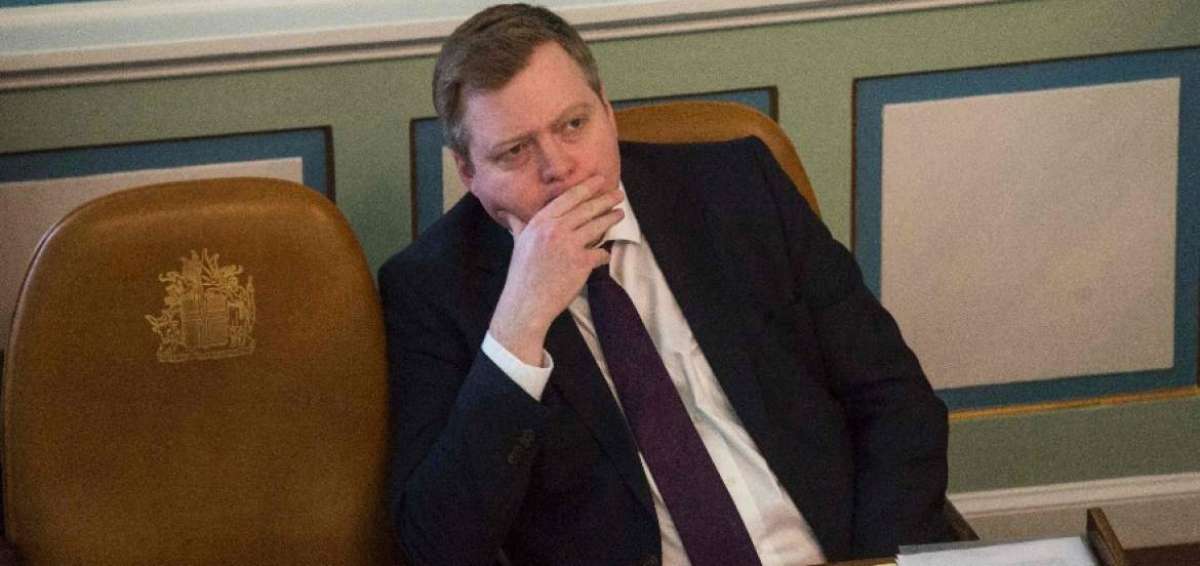 El primer ministro, Sigmundur David Gunnlaugsson.