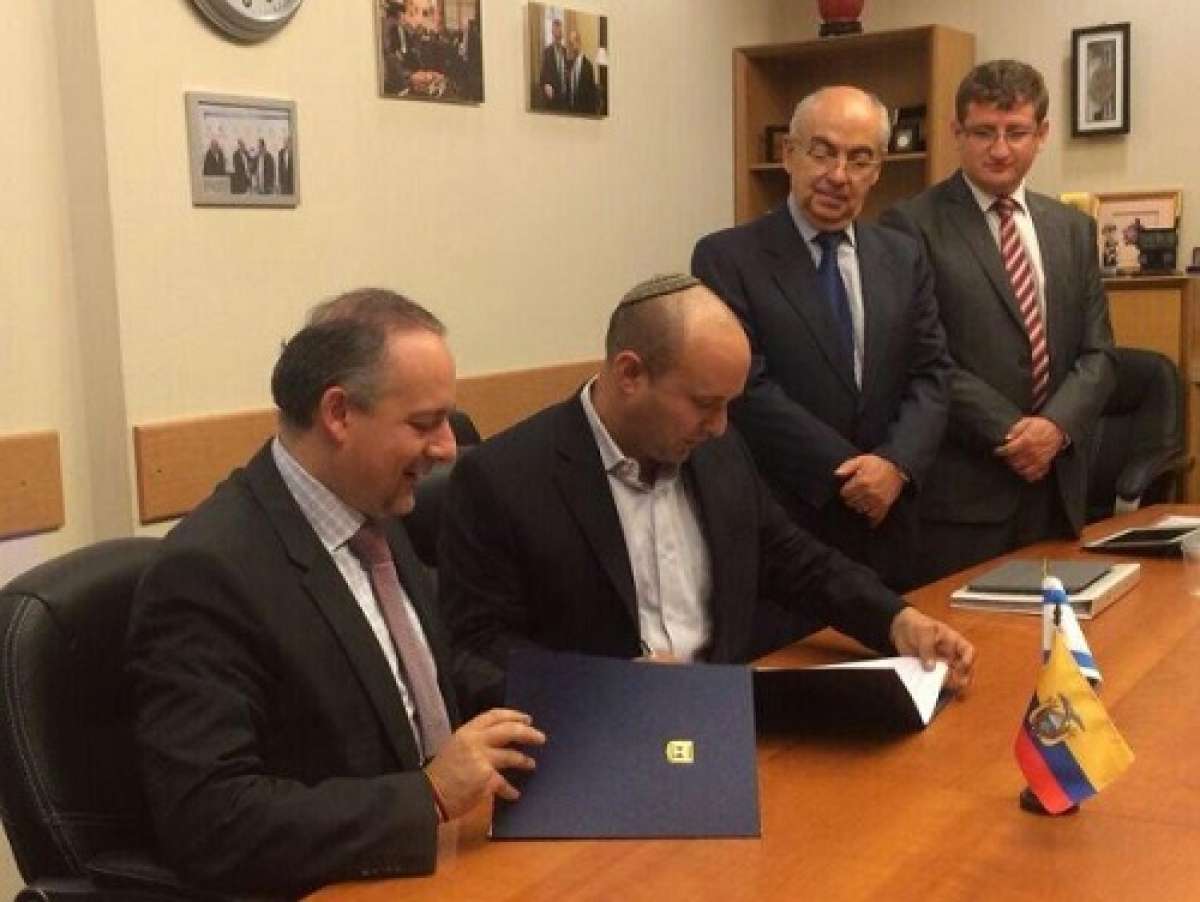El acuerdo contempla la asistencia israel&iacute; a Quito en la creaci&oacute;n de programas de incubadoras y el establecimiento de un fondo p&uacute;blico de capital de riesgo. Foto: Ministerio Coordinador de Producci&oacute;n de Ecuador 
