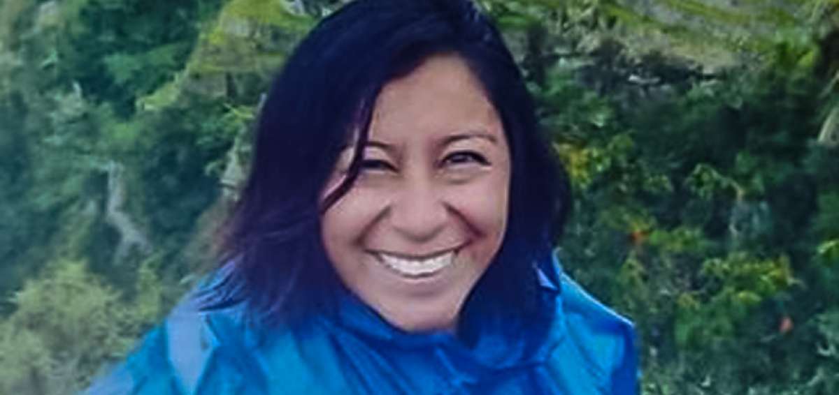 Foto de Nathaly en uno de sus viajes. Esta es una de las im&aacute;genes empleadas para recabar informaci&oacute;n y pistas.