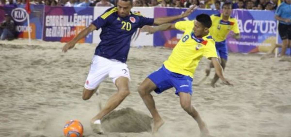 Ecuador debuta con Colombia en torneo de f&uacute;tbol playa