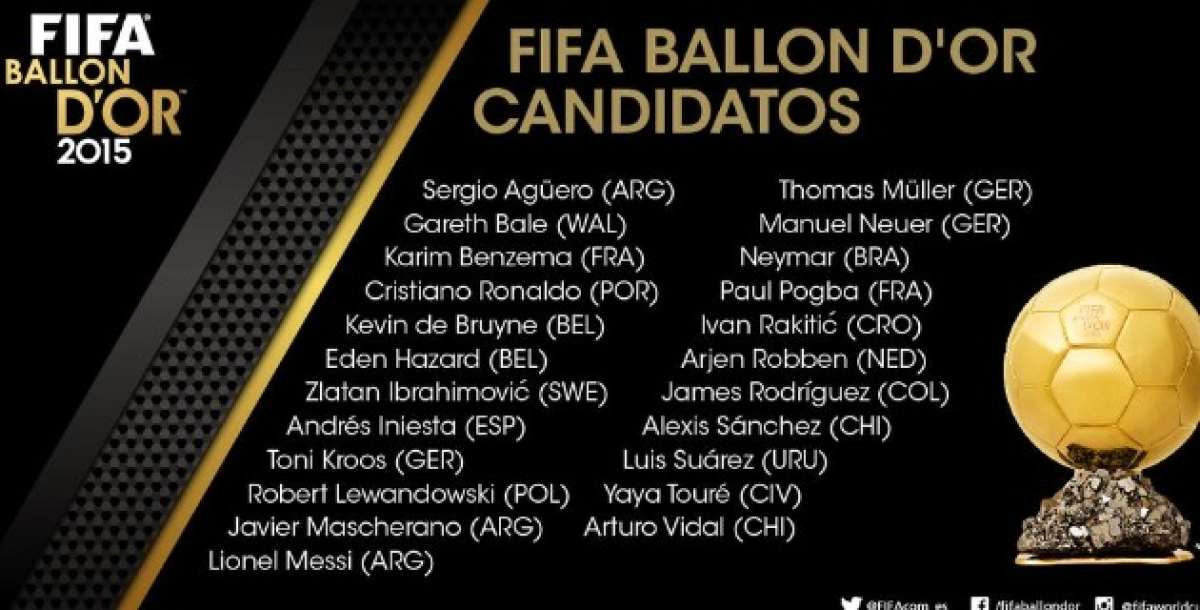 El Bar&ccedil;a, club m&aacute;s representado en la lista de 23 jugadores por Bal&oacute;n de Oro