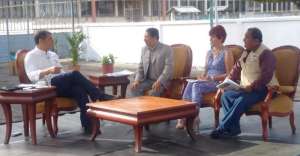 El Primer Mandatario tuvo esta ma&ntilde;ana una entrevista con medios locales de Archidona. Foto: Twitter