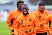 Enner Valencia ingresó al cambio ante Corinthians